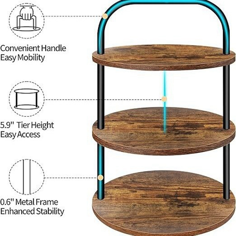 Cupcake Stand Tier - ABLN-Wooden Cupcake Stand Dessert Table Display