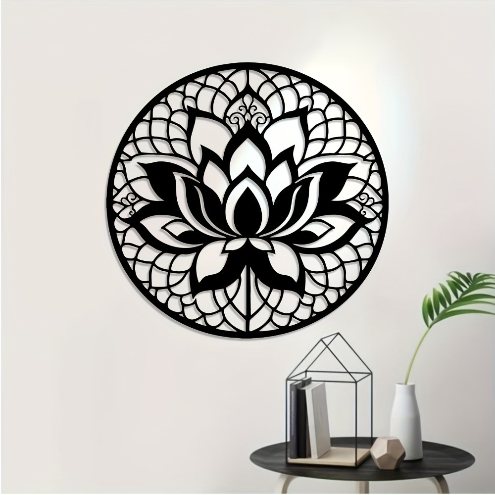 Flower Wall Panel - Lumiho Metal Wall Art Lotus Flower
