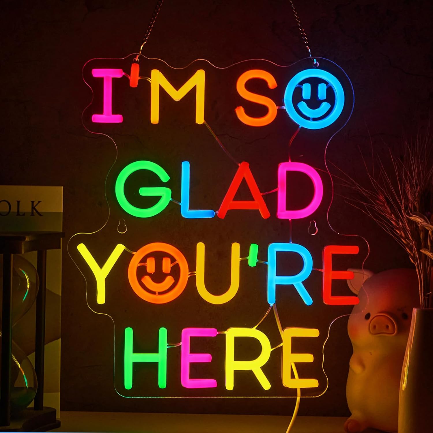 Neon Sign Party - ﻿ I'm So Glad You‘re Here