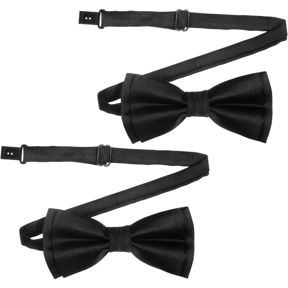 Event & Party Supply Photos - Men's Bow Ties, 2-Pack Solid Color