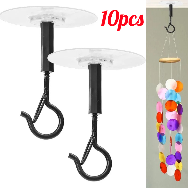 Flower Wall Panel - Self Adhesive Ceiling Hooks Metal Plant