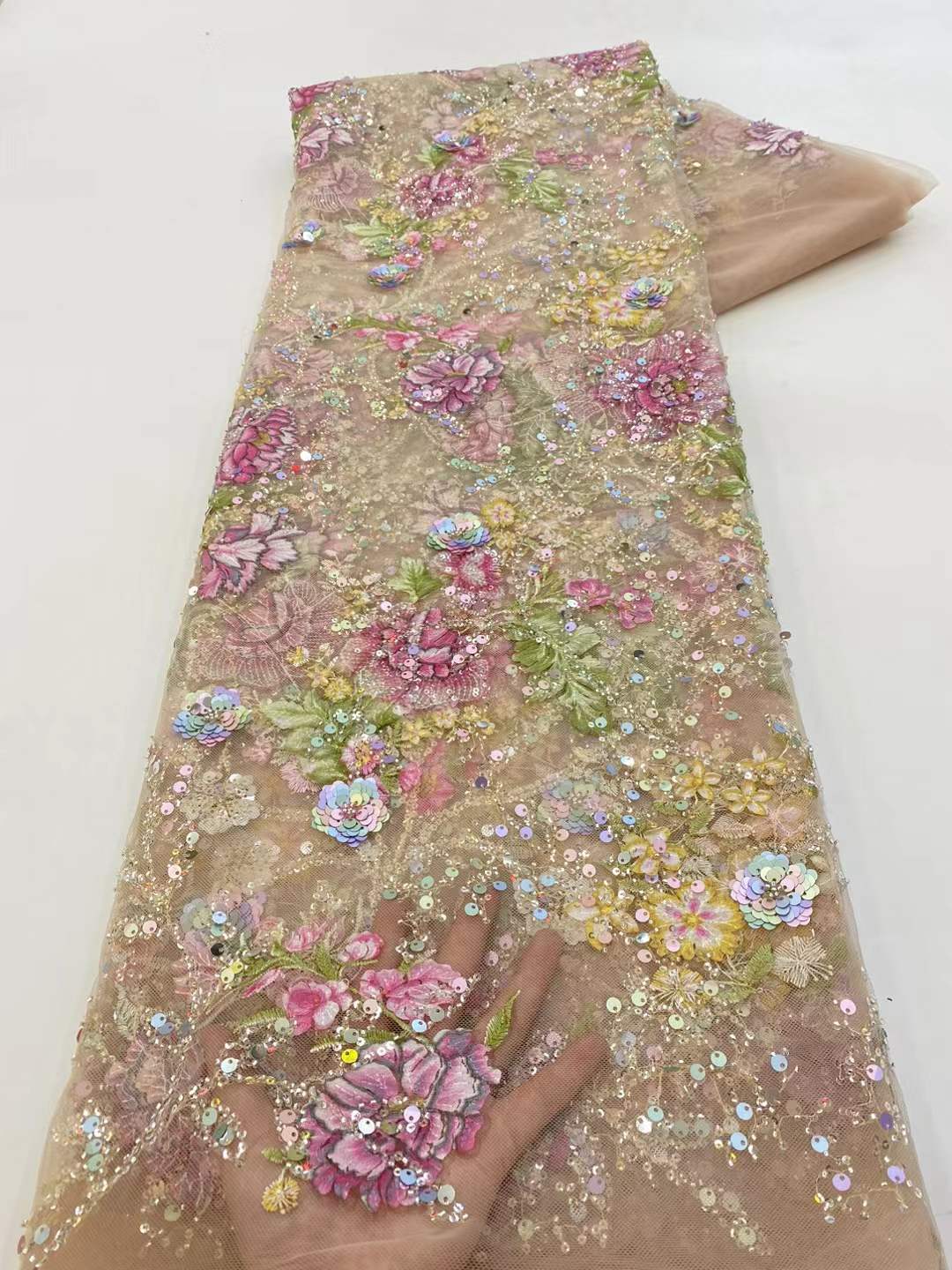 Glitter Tablecloth - African Lace Fabric 2026 High Qaulity