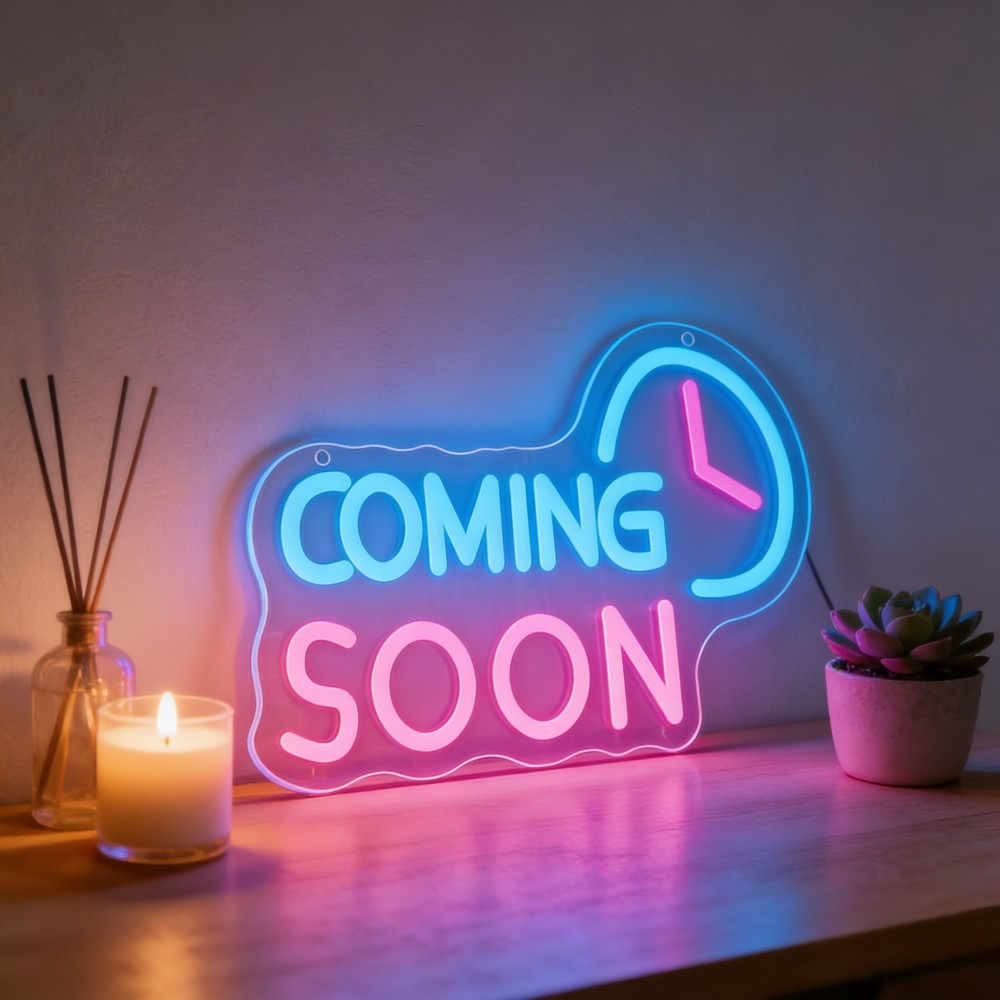 Event Launch Party - Coming Soon Neon Sign LED Light
