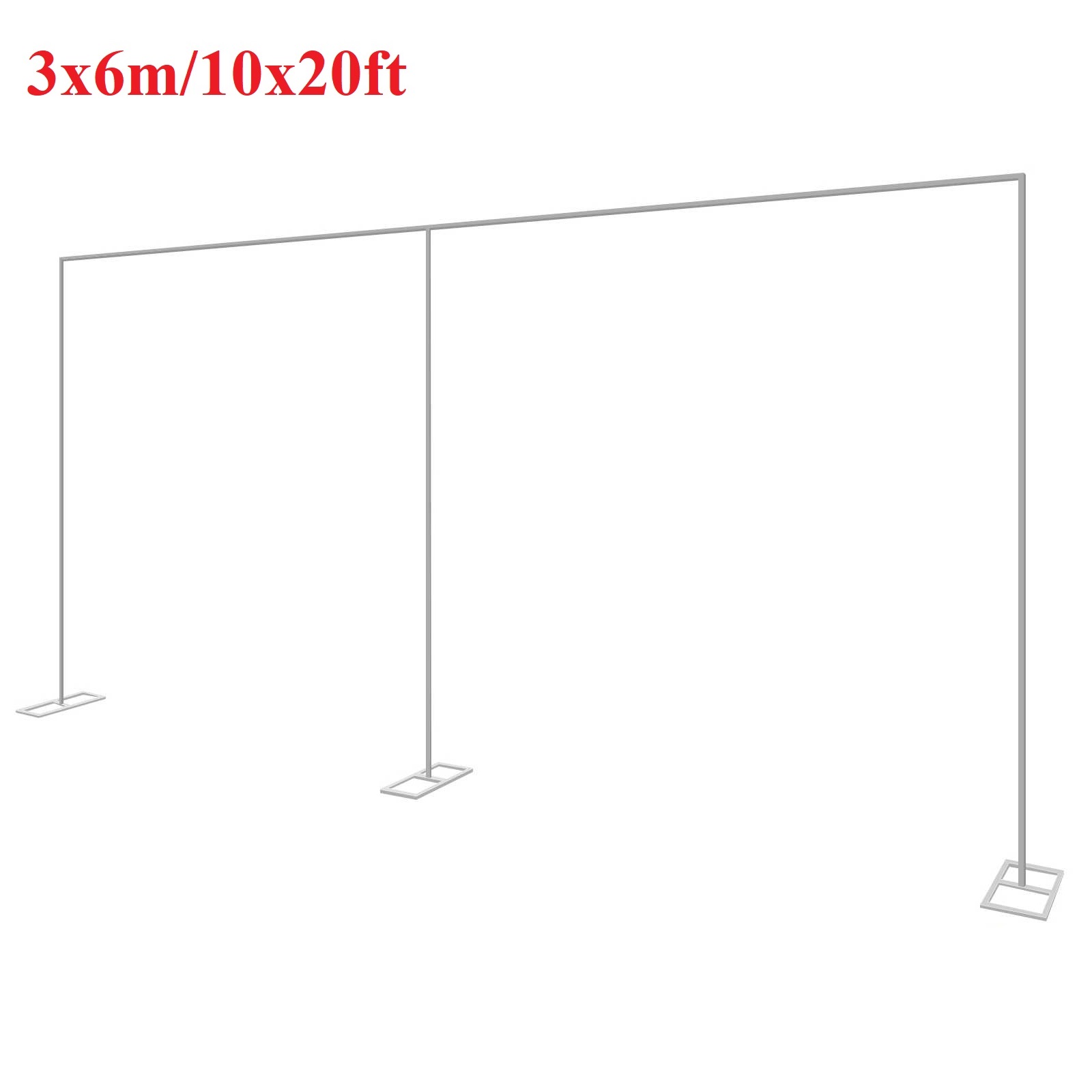 Balloon Arch Kit - 3x6m/10x20ft Metal Wedding Arch Stand Heavy