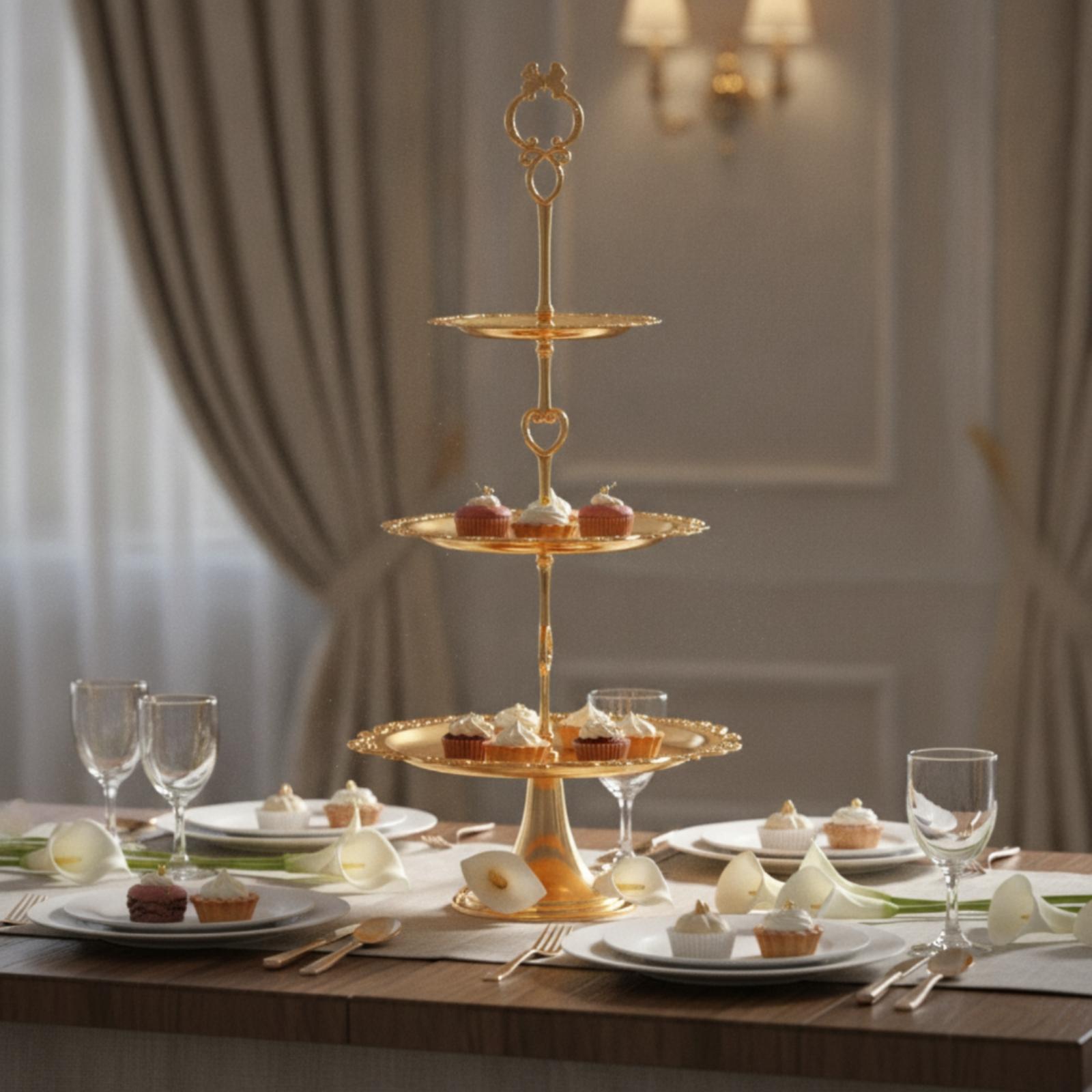 Metal Multi Tier Dessert Stand - đánh giá và giá Cupcake Stand Tier