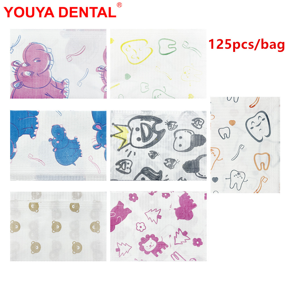 125pcs Kids Dental Bibs Dispos - đánh giá và giá Table Cloth Disposable