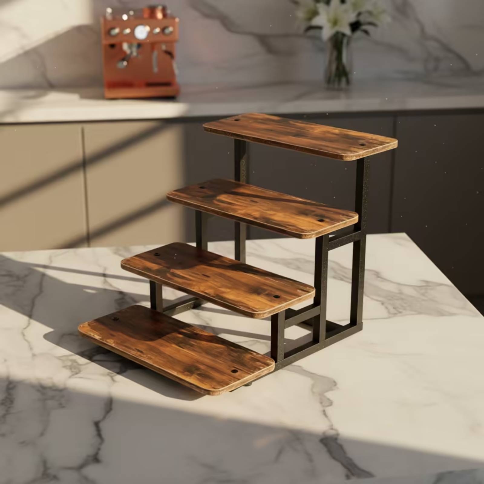 4-Tier Display Stand Tabletop  - đánh giá và giá Cupcake Stand Tier