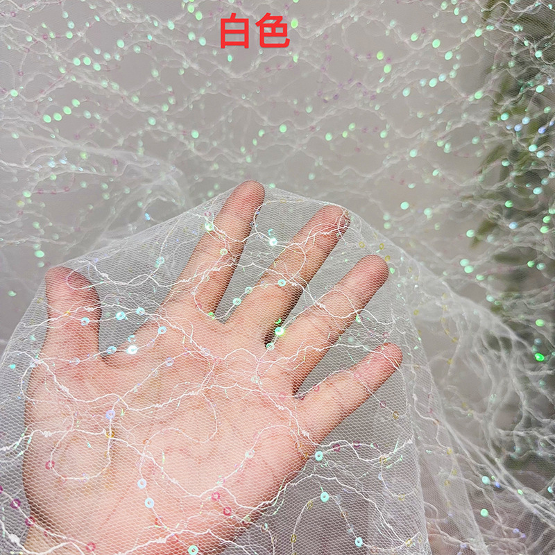 4 Colors French Tulle Evening  - đánh giá và giá Glitter Tablecloth