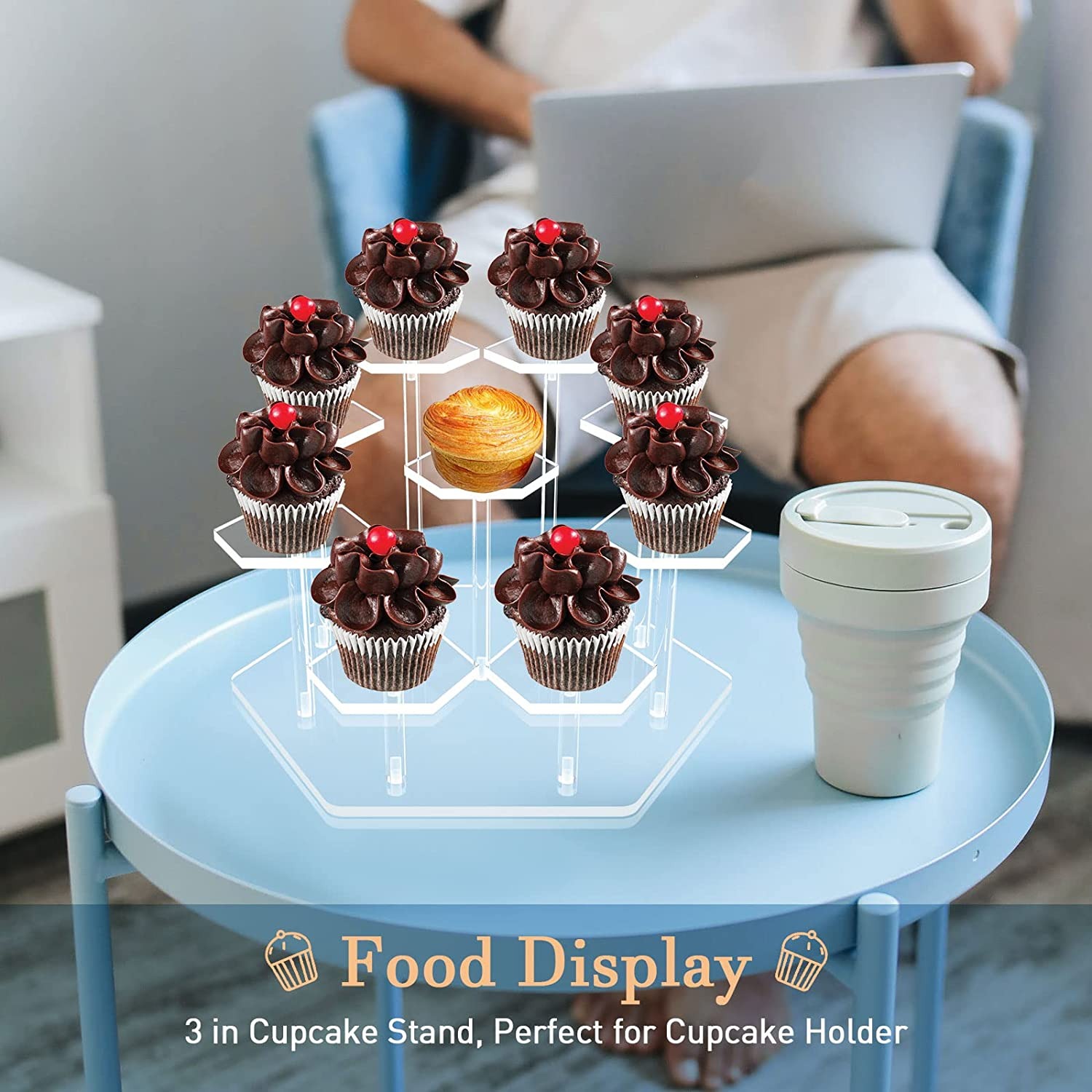 8/9 Tầng Acrylic Đỡ Cho Mô Hìn - đánh giá và giá Cupcake Stand Tier