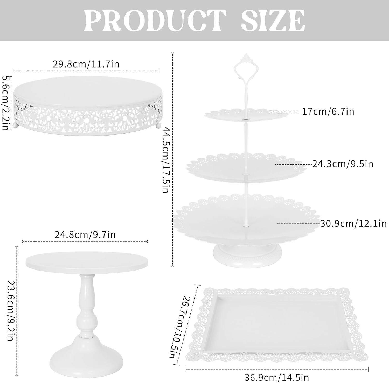 Black Metal Dessert Table Disp - đánh giá và giá Cupcake Stand Tier