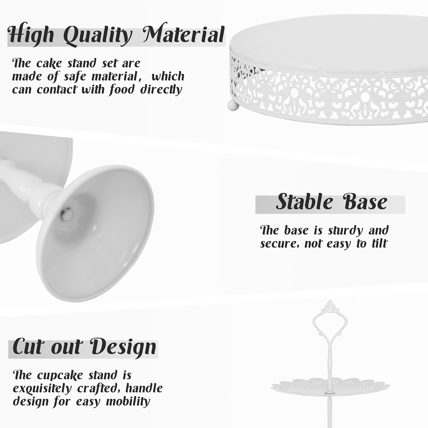 Black Metal Dessert Table Disp - đánh giá và giá Cupcake Stand Tier