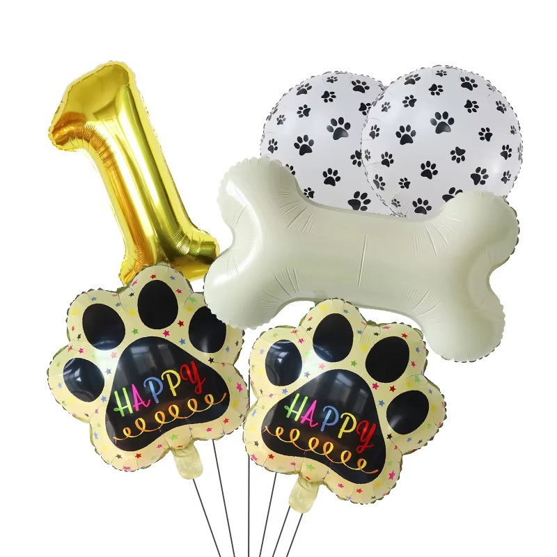 Gold WOOF Balloons, Dog Birthd - đánh giá và giá Let'S Party Event Supply
