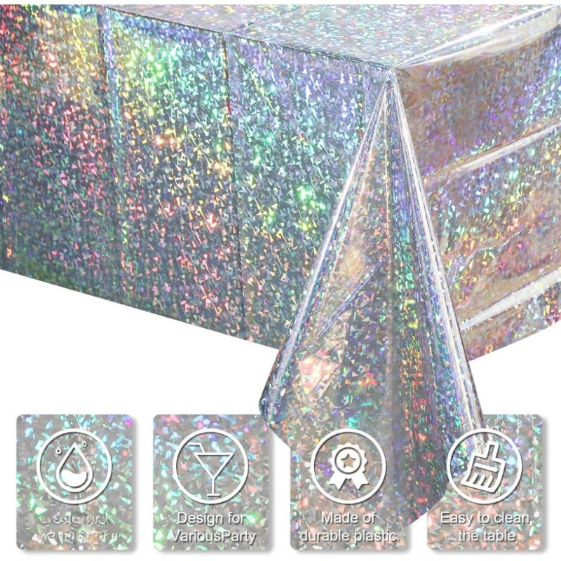 1PC Disposable Tablecloth PE W - đánh giá và giá Table Cloth Disposable