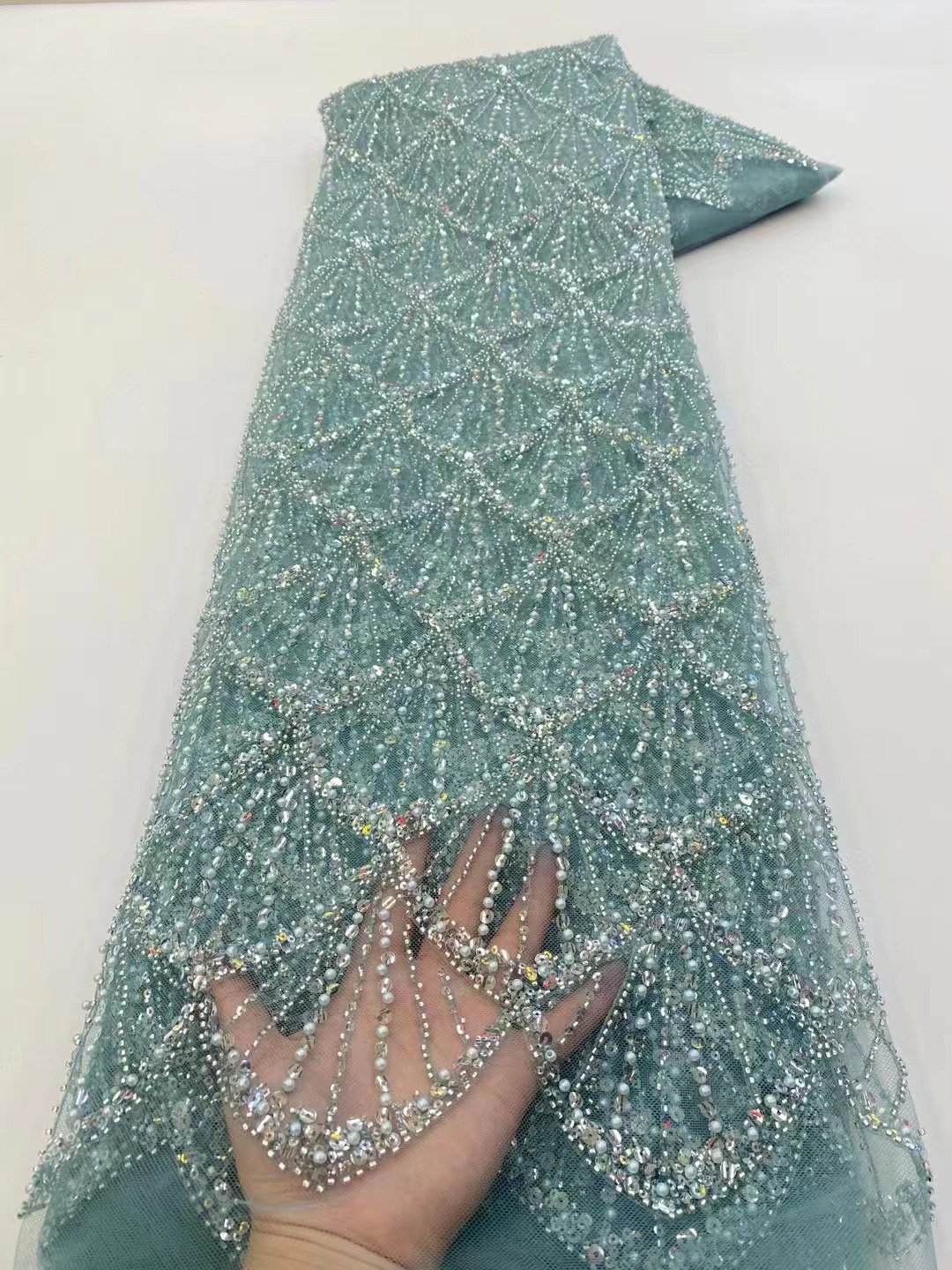 African Tulle Lace Fabric 2026 - đánh giá và giá Glitter Tablecloth