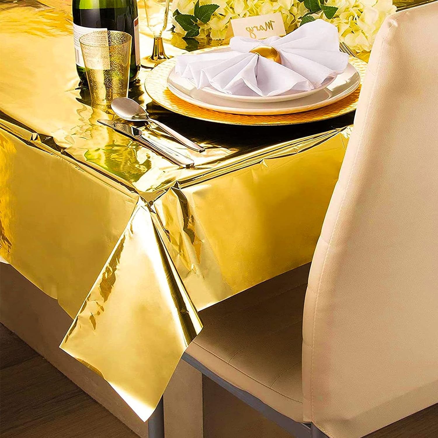 137cm*183cm Rose Gold Sliver D - đánh giá và giá Table Cloth Disposable