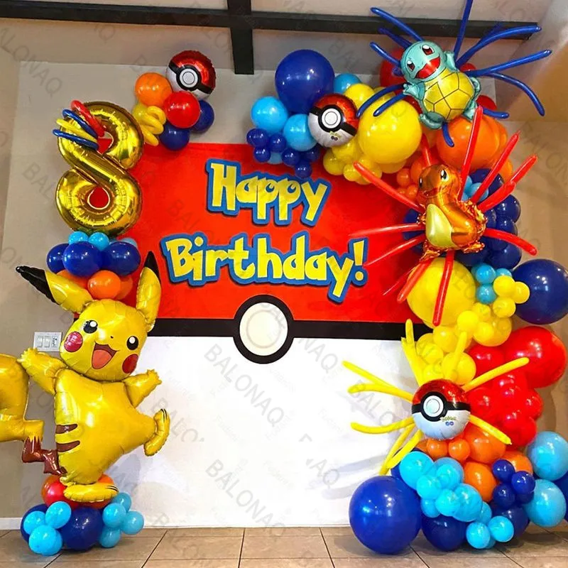84pcs Pikachu Party Balloons G - đánh giá và giá Balloon Arch Kit