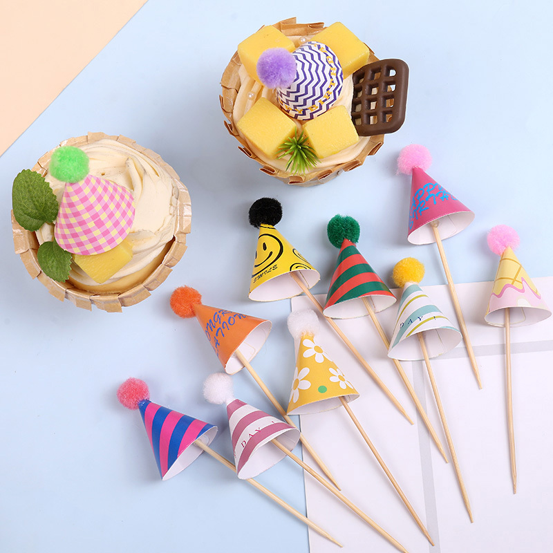 15/30Pcs Mini Party Hats Cake  - đánh giá và giá Party Hat Cone