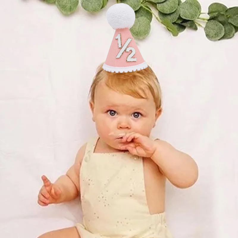 1/2 Birthday Hat Mini Cone Hat - đánh giá và giá Party Hat Cone