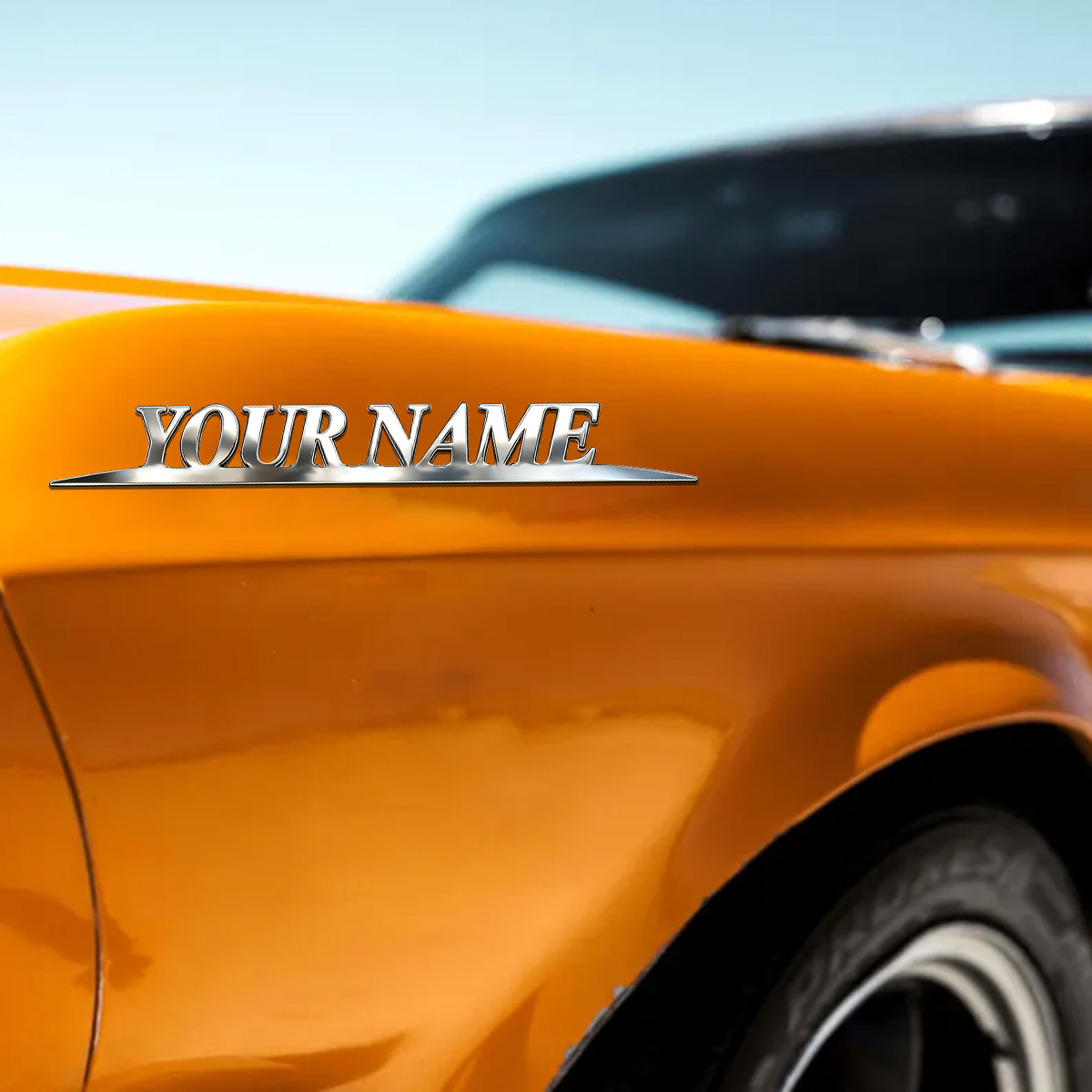 Metal Trendy YOUR NAME Sticker - đánh giá và giá Event Suppliers