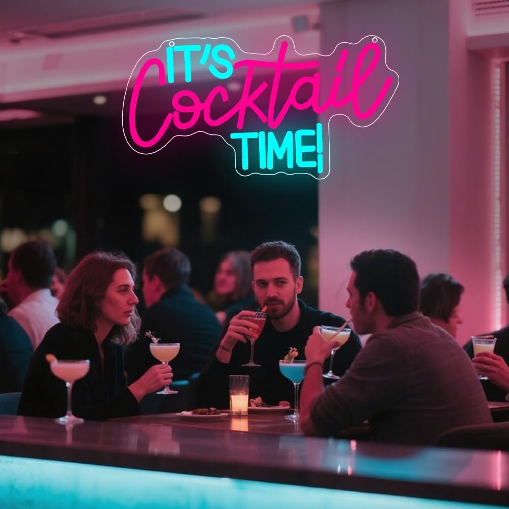 Cocktails Neon Sign USB Powere - đánh giá và giá Neon Sign Party