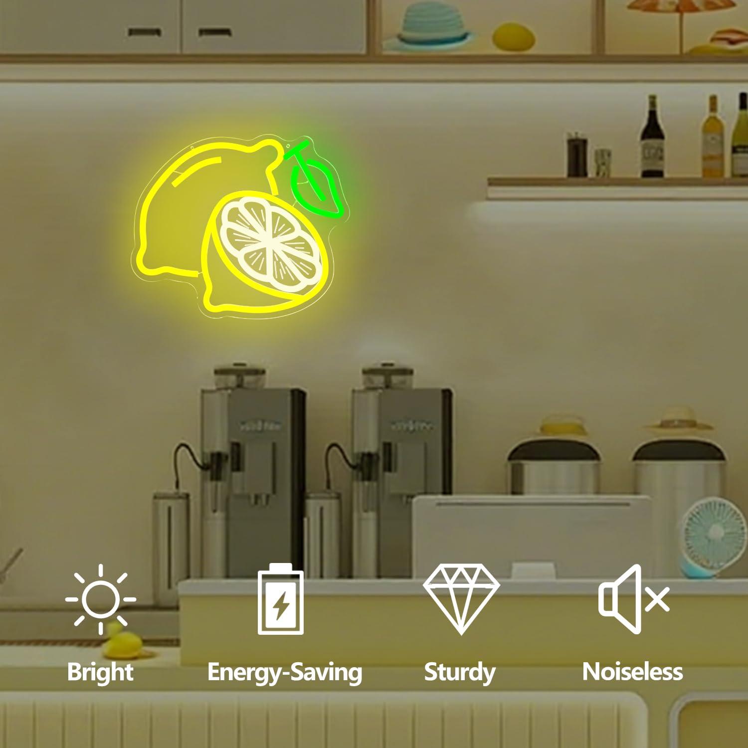 Lemon Neon Sign Dimmable LED L - đánh giá và giá Neon Sign Party