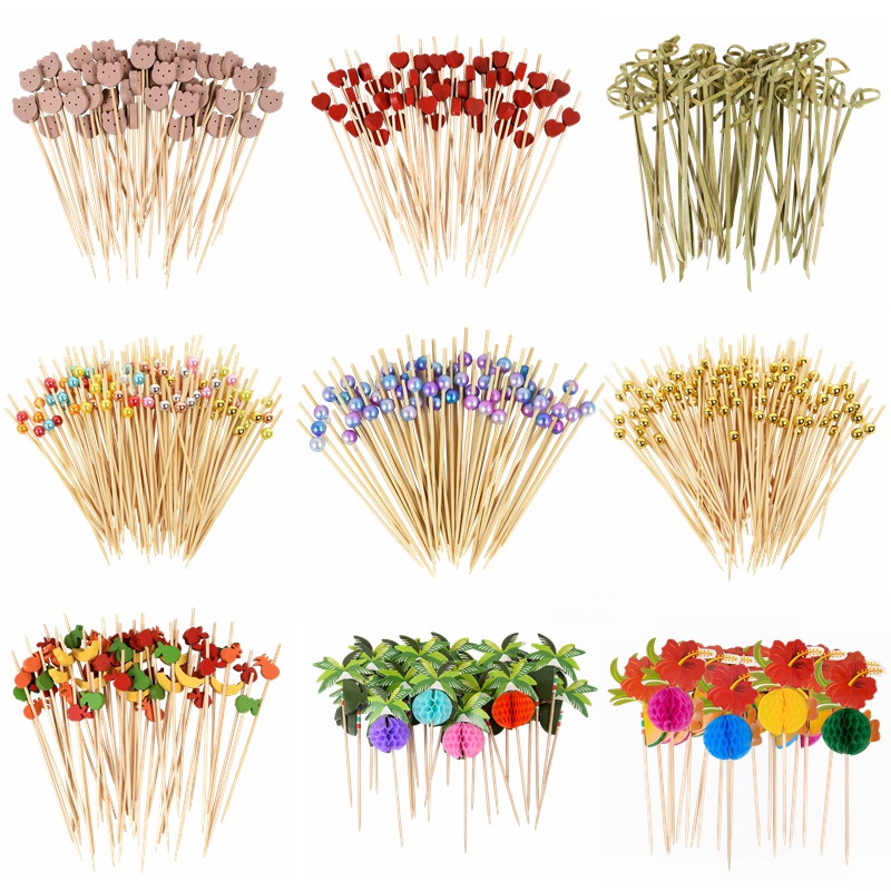 50/100pcs Cute Bear Heart Bead - đánh giá và giá Centerpiece Stick