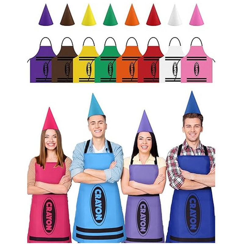 Colorful Crayon Themed Gnome S - đánh giá và giá Party Hat Cone