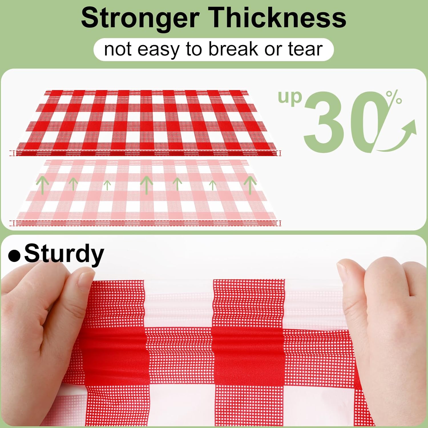 Rectangular Red White Checkere - đánh giá và giá Table Cloth Disposable