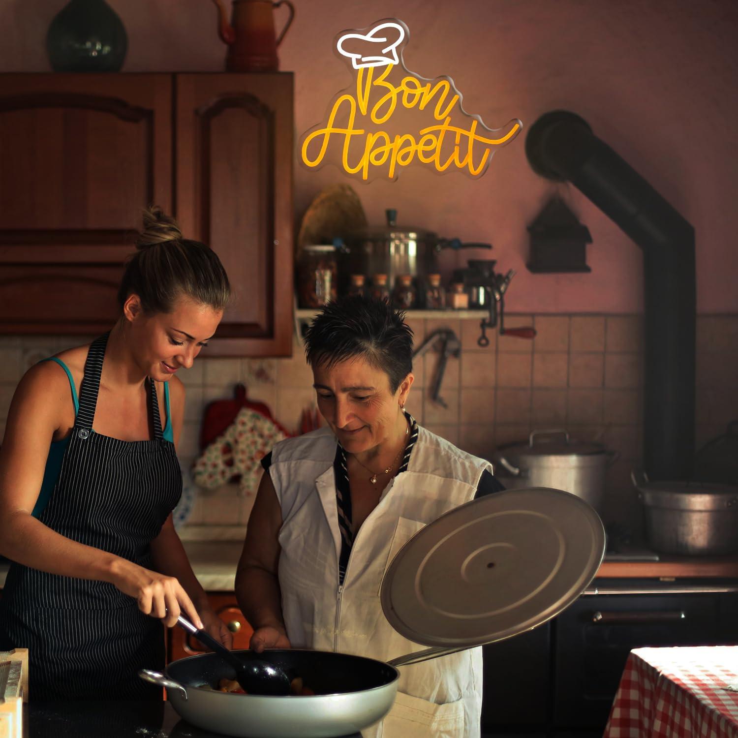 Bon Appetit Chef Hat Neon Sign - đánh giá và giá Neon Sign Party