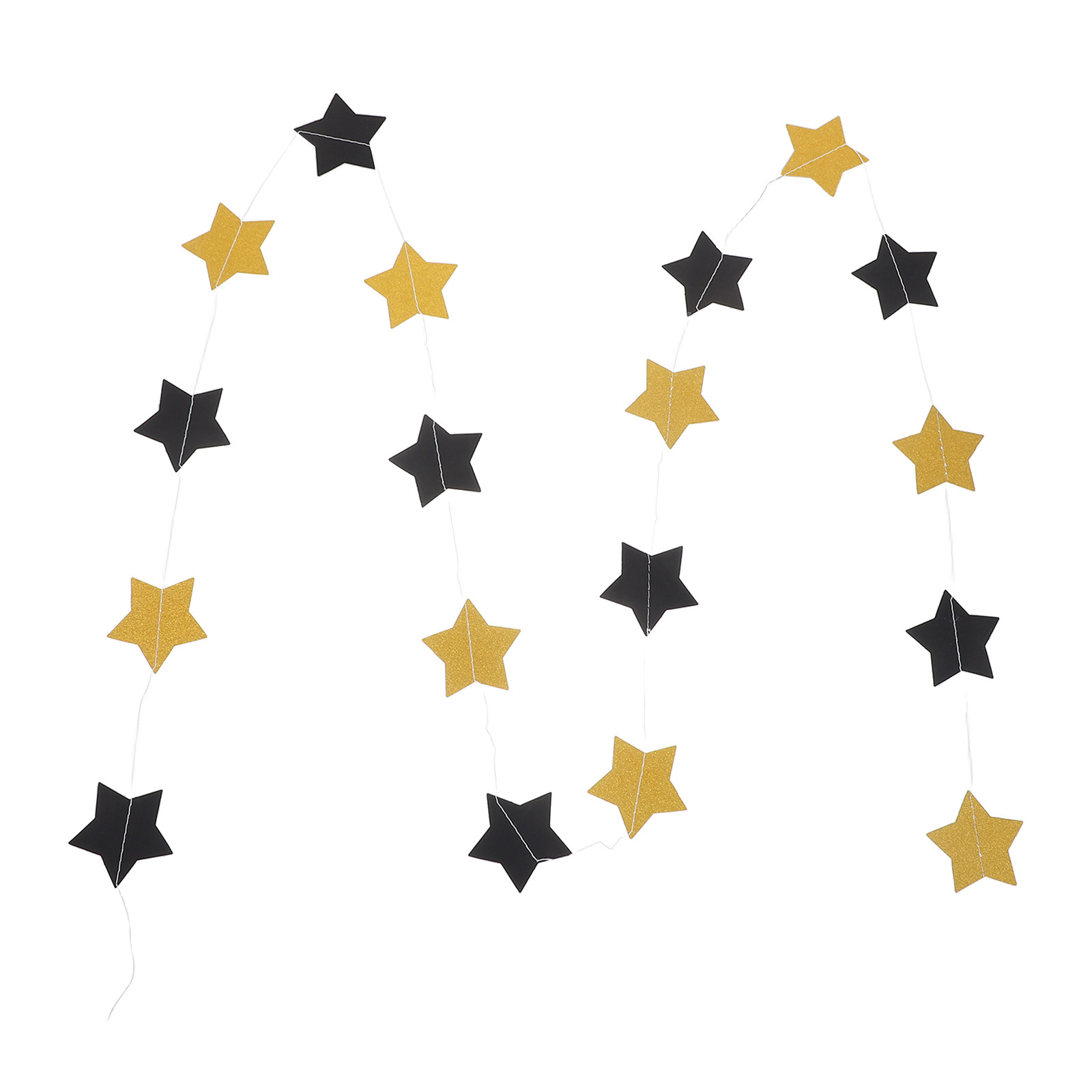 2Pcs Gold Star Garland Banner  - đánh giá và giá Party Banner Gold