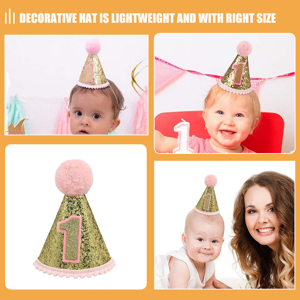 Pink Birthday Hat 1St Birthday - đánh giá và giá Party Hat Cone