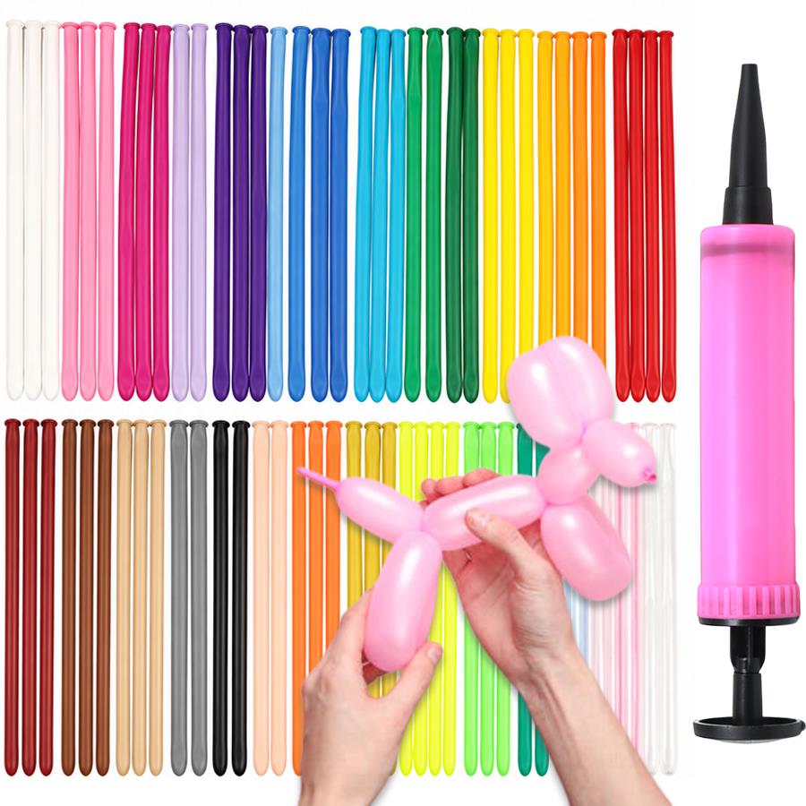 101/201pcs Long Strip Balloon  - đánh giá và giá Balloon Pump Hand