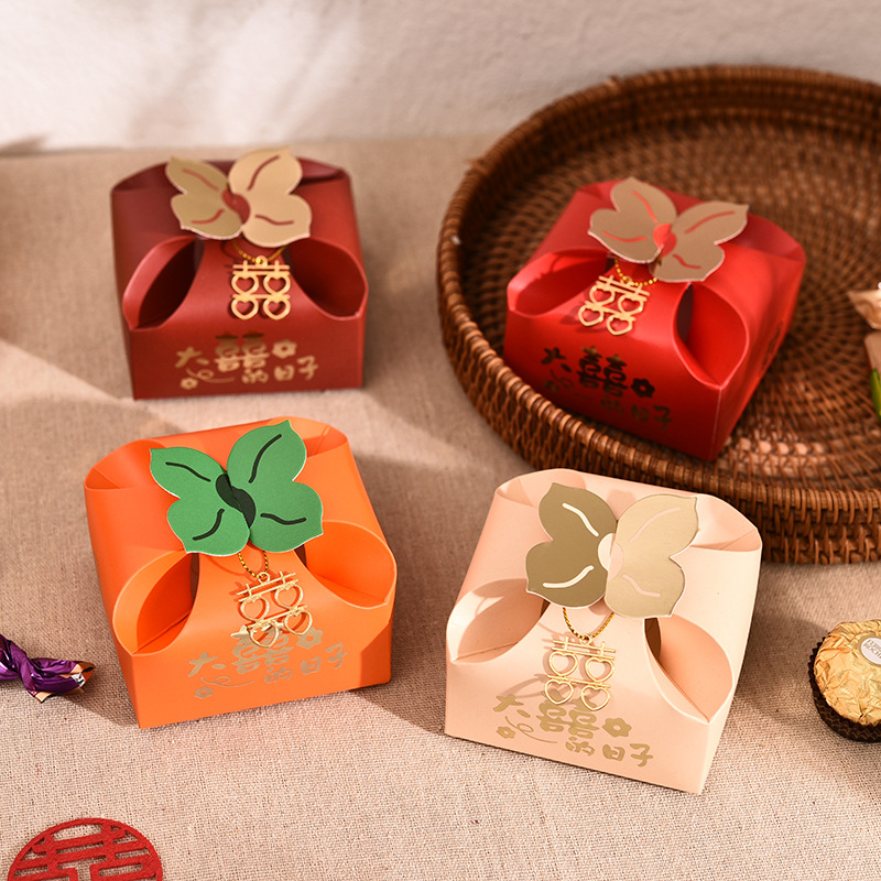 50pcs Orange Portable Gift Box - đánh giá và giá Event Party Box