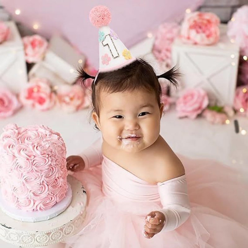 Colorful Flower 1st Half Birth - đánh giá và giá Party Hat Cone