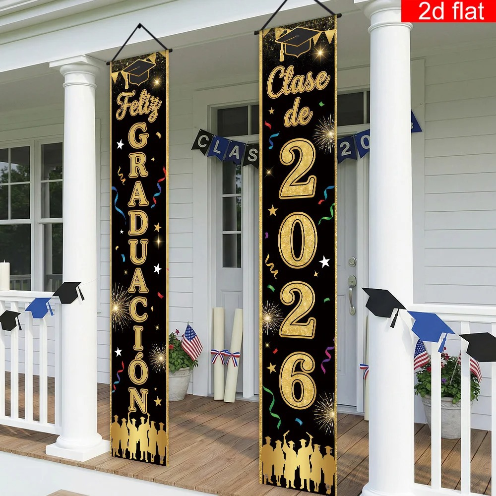 Feliz Graduacion Class of 2026 - đánh giá và giá Party Banner Gold