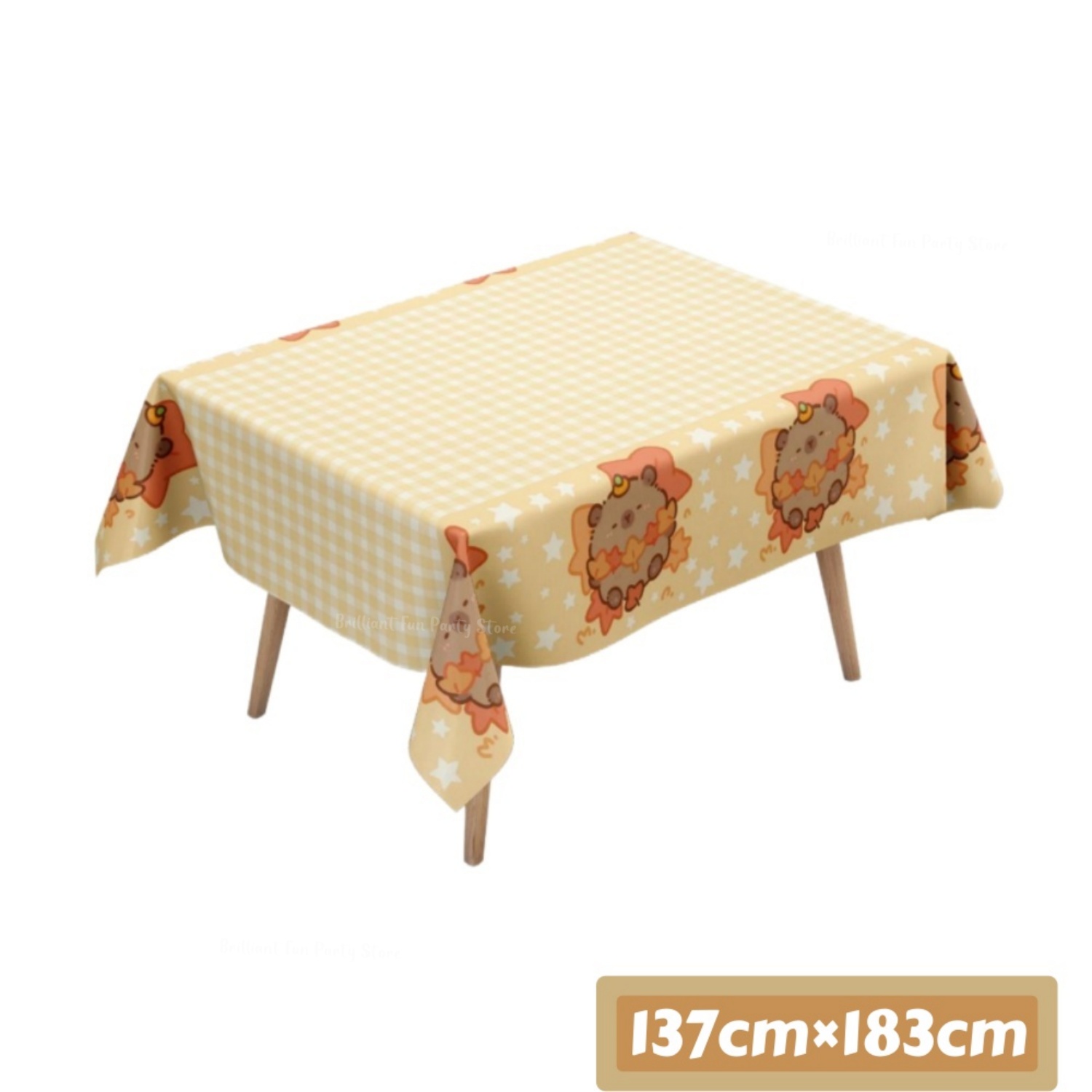 Cute Capybara Tablecloth for K - đánh giá và giá Table Cloth Disposable