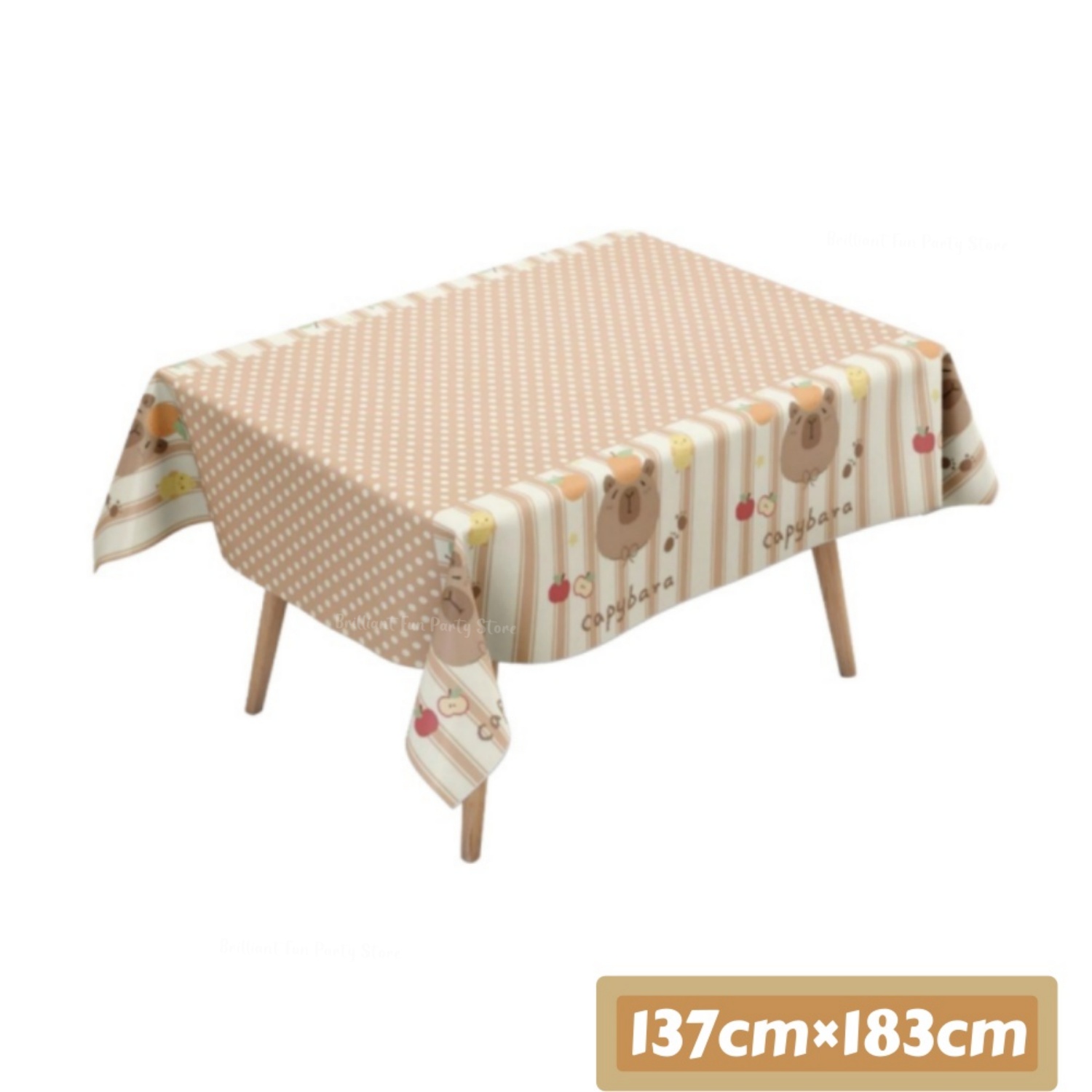 Cute Capybara Tablecloth for K - đánh giá và giá Table Cloth Disposable