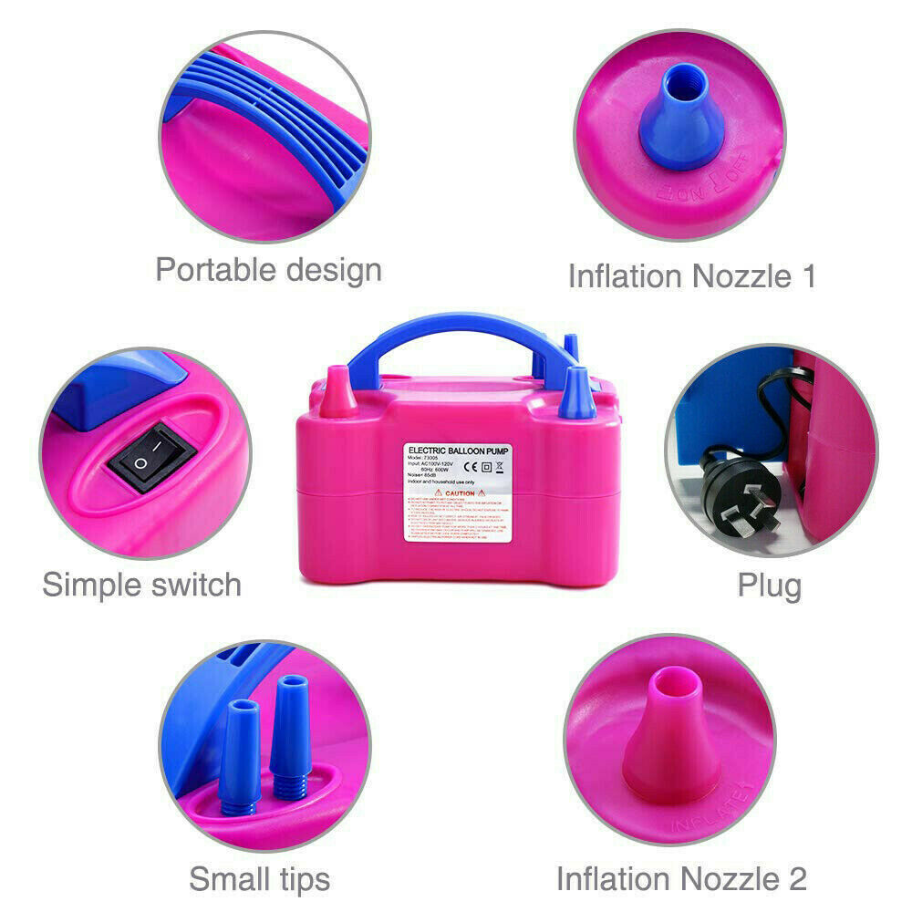 Portable Electric Balloon Blow - đánh giá và giá Balloon Pump Hand